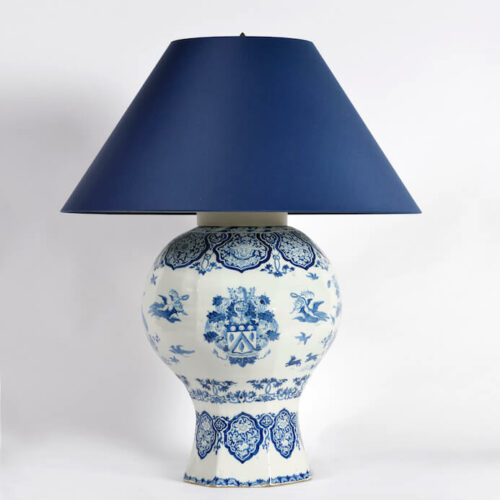 Delftware Lamp Blue And White