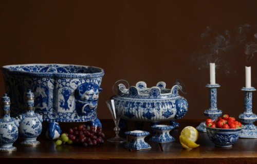 Delftware Banquet Table 17th Century