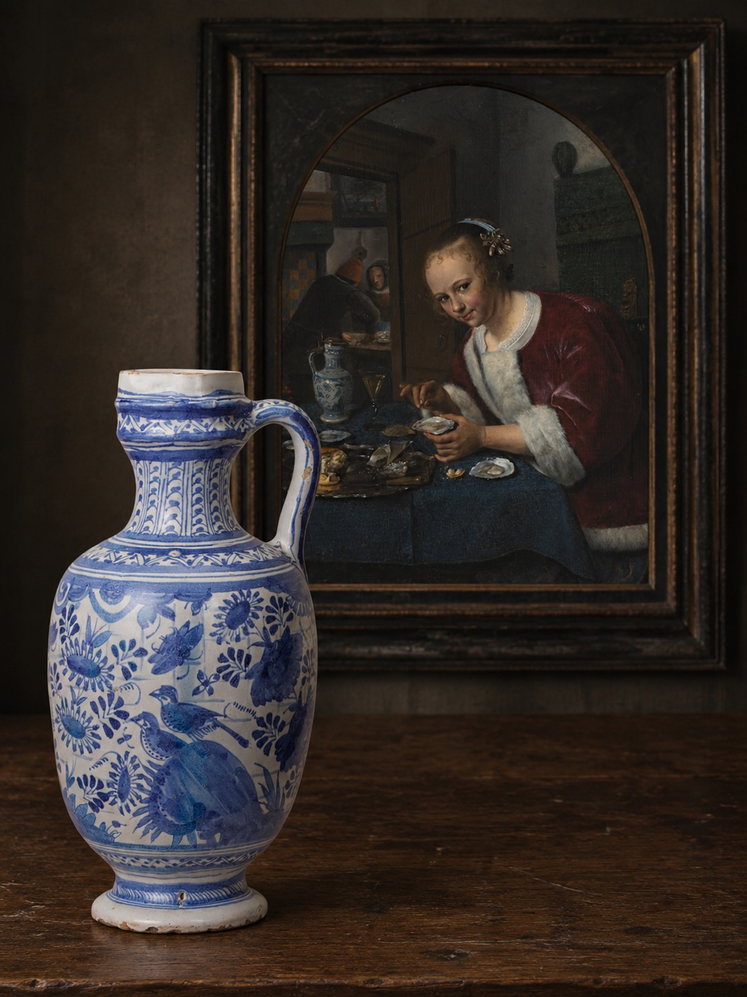 Jan Steen jug in front of Oesteretertje (D2601)
